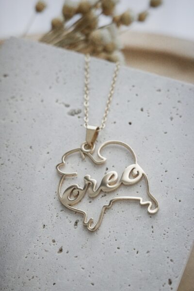 pet name necklace | 定制寵物名字項鍊 - Image 8